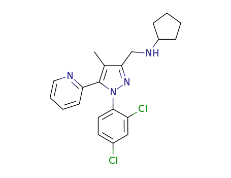 C<sub>21</sub>H<sub>22</sub>Cl<sub>2</sub>N<sub>4</sub>