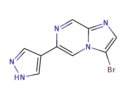 C<sub>9</sub>H<sub>6</sub>BrN<sub>5</sub>