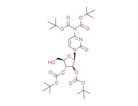 1-[4-N,N-2',3'-O-tetra-(tert-butyloxycarbonyl)-β-D-arabinofuranosyl]cytosine