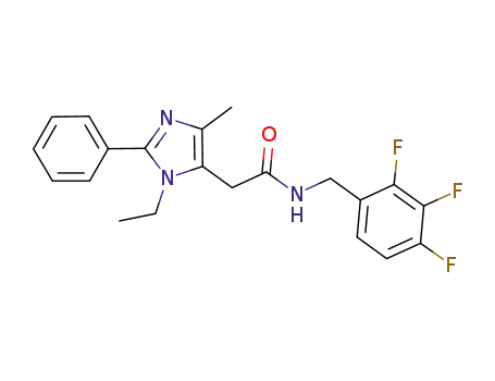 C<sub>21</sub>H<sub>20</sub>F<sub>3</sub>N<sub>3</sub>O