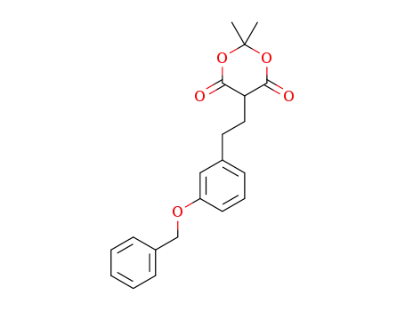 5-(3-(benzyloxy)phenethyl)-2,2-dimethyl-1,3-dioxane-4,6-dione
