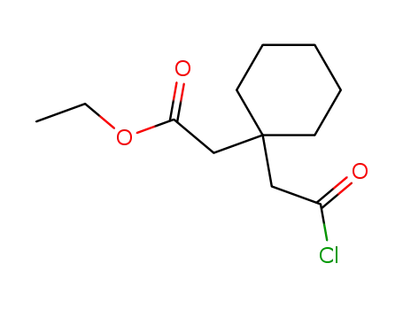 Cyclohexaneacetic acid, 1-(2-chloro-2-oxoethyl)-, ethyl ester