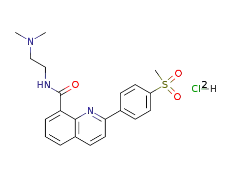 2-(4-Methanesulfonyl-phenyl)-quinoline-8-carboxylic acid (2-dimethylamino-ethyl)-amide; hydrochloride