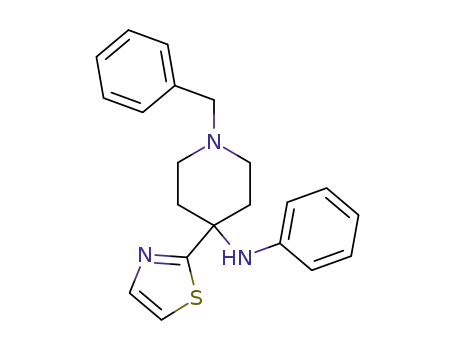 (1-Benzyl-4-thiazol-2-yl-piperidin-4-yl)-phenyl-amine