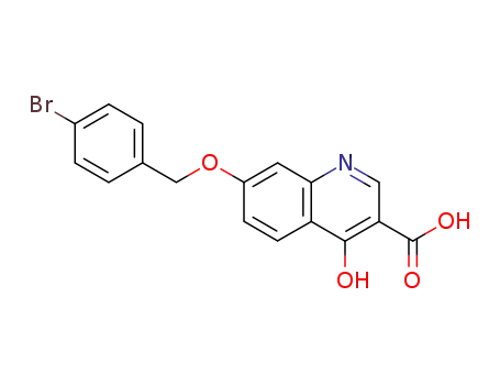 7-[(4-bromobenzyl)oxy]-4-oxo-1,4-dihydroquinoline-3-carboxylic acid