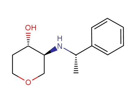 (3R,4R)-3-(((R)-1-phenylethyl)amino)tetrahydro-2H-pyran-4-ol  Cas no.1240390-30-0 98%