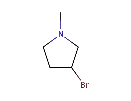 Molecular Structure of 10603-45-9 (3-BroMo-1-Methyl-pyrrolidine)