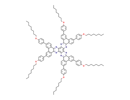 3,6,13,16,23,26-hexakis(4-octyloxyphenyl)triphenanthro[9,10-b:9',10'-h:9'',10''-n]-1,4,5,8,9,12-hexaazatriphenylene