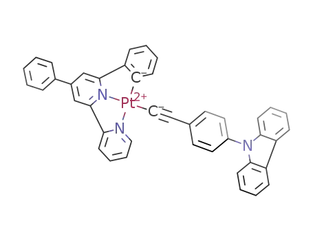 [4,6-diphenyl-2,2'-bipyridyl]Pt(CCC<sub>6</sub>H<sub>4</sub>(9H-carbazolyl))