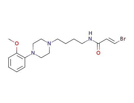 (E)-3-bromo-N-4-(4-(2-methoxyphenyl)piperazin-1-yl)butylacrylamide