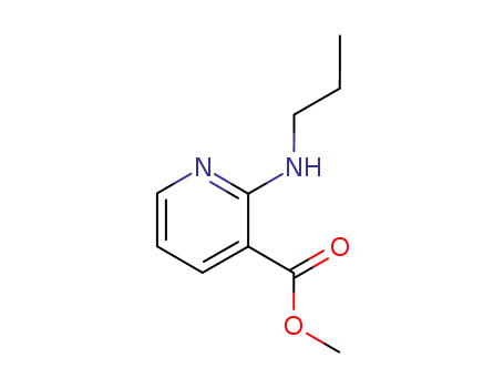 Molecular Structure of 157276-72-7 (3-Pyridinecarboxylicacid,2-(propylamino)-,methylester(9CI))