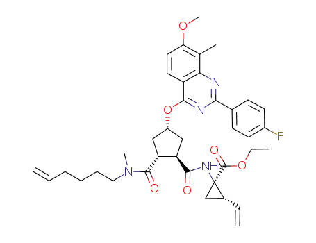 Molecular Structure of 1239316-42-7 (C<sub>38</sub>H<sub>45</sub>FN<sub>4</sub>O<sub>6</sub>)