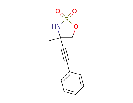 4-methyl-4-phenylethynyl[1,2,3]oxathiazolidine 2,2-dioxide