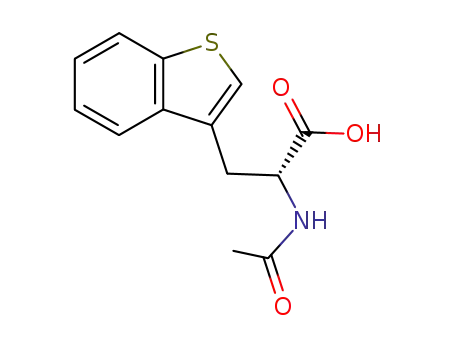 (R)-α-acetamido-β-<1>benzothiophene-3-ylpropionic acid