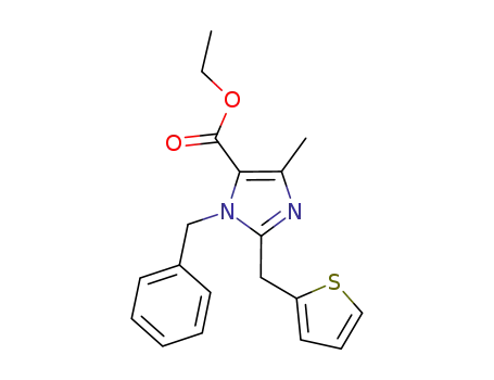 ethyl 3-benzyl-5-methyl-2-thiophen-2-ylmethyl-3H-imidazole-4-carboxylate