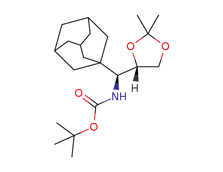 (2S,3S)-3-(1-adamantyl)-3-(tert-butoxycarbonylamino)-1,2-O-isopropylidene-1,2-propanediol