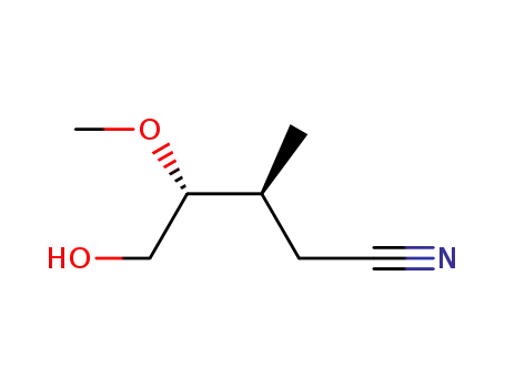 (3S,4R)-5-hydroxy-4-methoxy-3-methylpentanenitrile