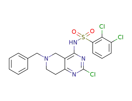 Molecular Structure of 1257328-43-0 (C<sub>20</sub>H<sub>17</sub>Cl<sub>3</sub>N<sub>4</sub>O<sub>2</sub>S)