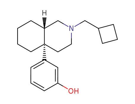 Molecular Structure of 63843-31-2 (Phenol, 3-[2-(cyclobutylmethyl)octahydro-4a(2H)-isoquinolinyl]-, trans-)