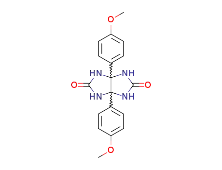 Molecular Structure of 17816-43-2 (3a,6a-di-(4-methoxyphenyl)tetrahydroimidazo<4,5-d>imidazole-2,5-dione)