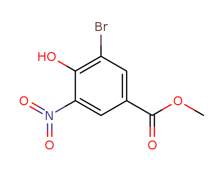 Benzoicacid, 3-bromo-4-hydroxy-5-nitro-, methyl ester