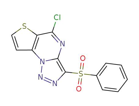 5-chloro-(3-phenylsulfonyl)thieno[2,3-e][1,2,3]triazolo[1,5-a]pyrimidine