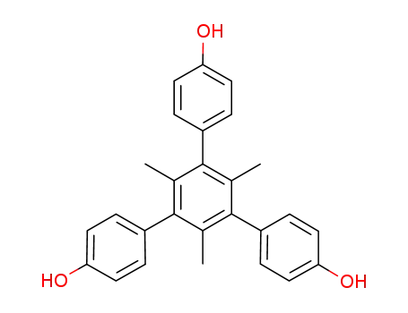 Molecular Structure of 1253939-64-8 (1,3,5-tris(4-hydroxyphenyl)mesitylene)