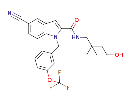 C<sub>24</sub>H<sub>24</sub>F<sub>3</sub>N<sub>3</sub>O<sub>3</sub>