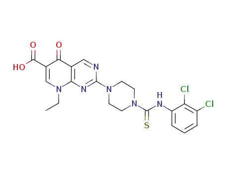 2-(4-{[(2,3-dichlorophenyl)amino]carbonothioyl}-1-piperazinyl)-8-ethyl-5-oxo-5,8-dihydropyrido[2,3-d]pyrimidine-6-carboxylic acid