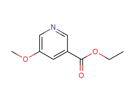 Molecular Structure of 20826-01-1 (ETHYL 5-METHOXYPYRIDINE-3-CARBOXYLATE)