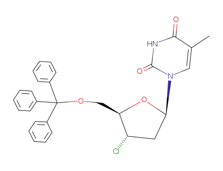 3'-클로로-3'-디옥시-5'-O-트리틸티미딘