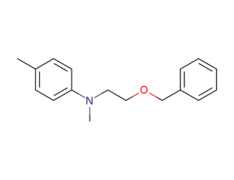 Molecular Structure of 1262227-05-3 (N-(2-(benzyloxy)ethyl)-N-methyl-p-toluidine)