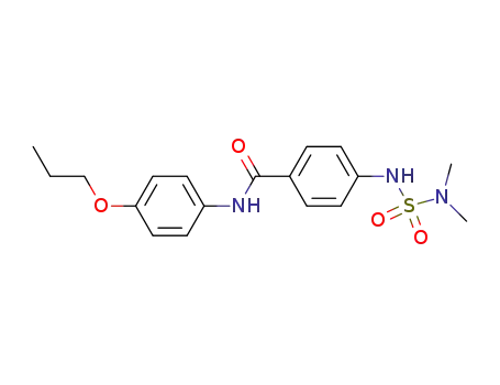 Molecular Structure of 99338-04-2 (C<sub>18</sub>H<sub>23</sub>N<sub>3</sub>O<sub>4</sub>S)