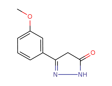 Molecular Structure of 886494-11-7 (5-(3-METHOXY-PHENYL)-2,4-DIHYDRO-PYRAZOL-3-ONE)