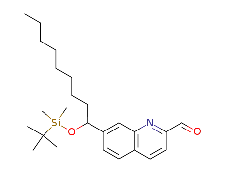 7-<1-<<dimethyl(1,1-dimethylethyl)silyl>oxy>nonyl>quinoline-2-carbaldehyde