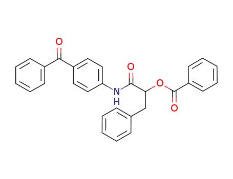 2-oxo-1-benzyl-2-{[4-(phenylcarbonyl)phenyl]amino}ethyl benzoate