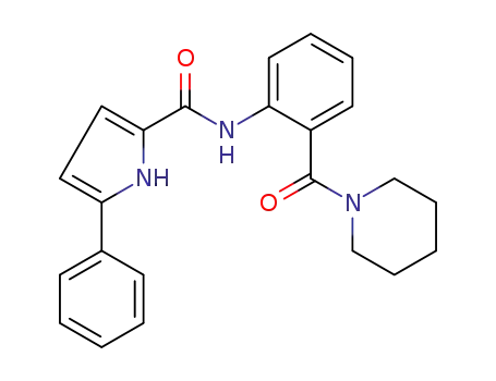 5-phenyl-N-[2-(1-piperidinylcarbonyl)phenyl]-1H-pyrrole-2-carboxamide