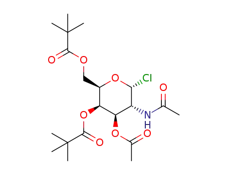 2-acetamido-3-O-acetyl-2-deoxy-4,6-di-O-pivaloyl-α-D-galactopyranosyl chloride