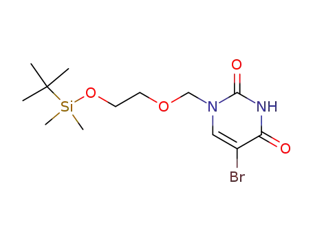 1-<<2-<(tert-butyldimethylsilyl)oxy>ethoxy>methyl>-5-bromouracil