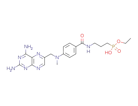 3-[[4-[(2,4-디아미노프테리딘-6-일)메틸-메틸-아미노]벤조일]아미노]프로필-에톡시-포스핀산