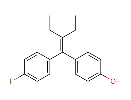4-[2-Ethyl-1-(4-fluoro-phenyl)-but-1-enyl]-phenol