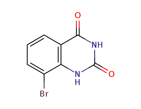 Molecular Structure of 331646-99-2 (8-bromoquinazoline-2,4(1H,3H)-dione)