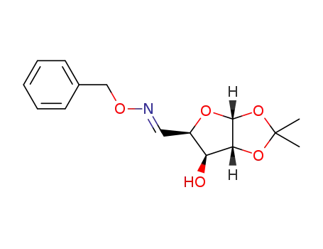 (E)-1,2-O-isopropylidene-α-D-xylo-pentodialdo-1,4-furanose-5-O-benzyloxime