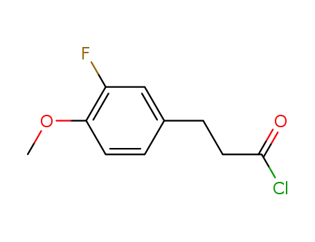 3-(3-fluoro-4-methoxyphenyl)propionyl chloride