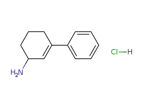 Molecular Structure of 114506-94-4 (3-phenylcyclohex-2-en-1-amine hydrochloride (1:1))
