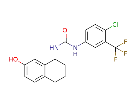 C<sub>18</sub>H<sub>16</sub>ClF<sub>3</sub>N<sub>2</sub>O<sub>2</sub>