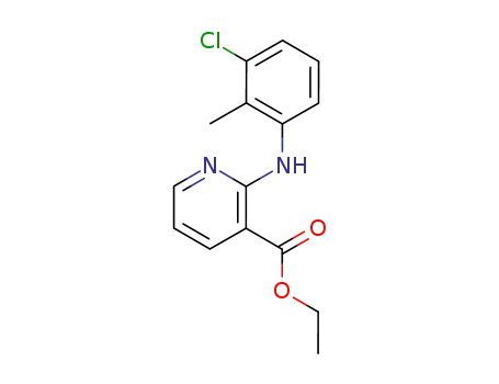 3-Pyridinecarboxylic acid, 2-[(3-chloro-2-methylphenyl)amino]-, ethyl
ester