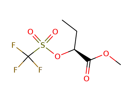 Butanoic acid, 2-[[(trifluoromethyl)sulfonyl]oxy]-, methyl ester, (2S)-