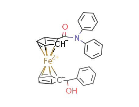 N,N-diphenyl-1'-(γ-hydroxybenzyl)ferrocene-1-carboxamide