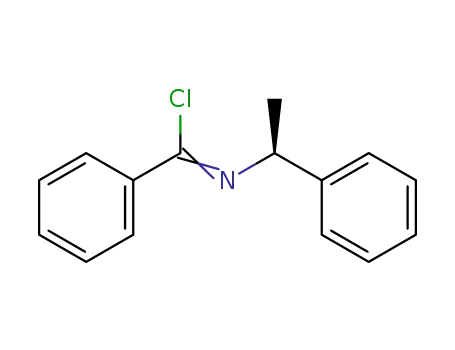 Molecular Structure of 1297595-41-5 ((S)-N-(1-phenylethyl)benzimidoyl chloride)